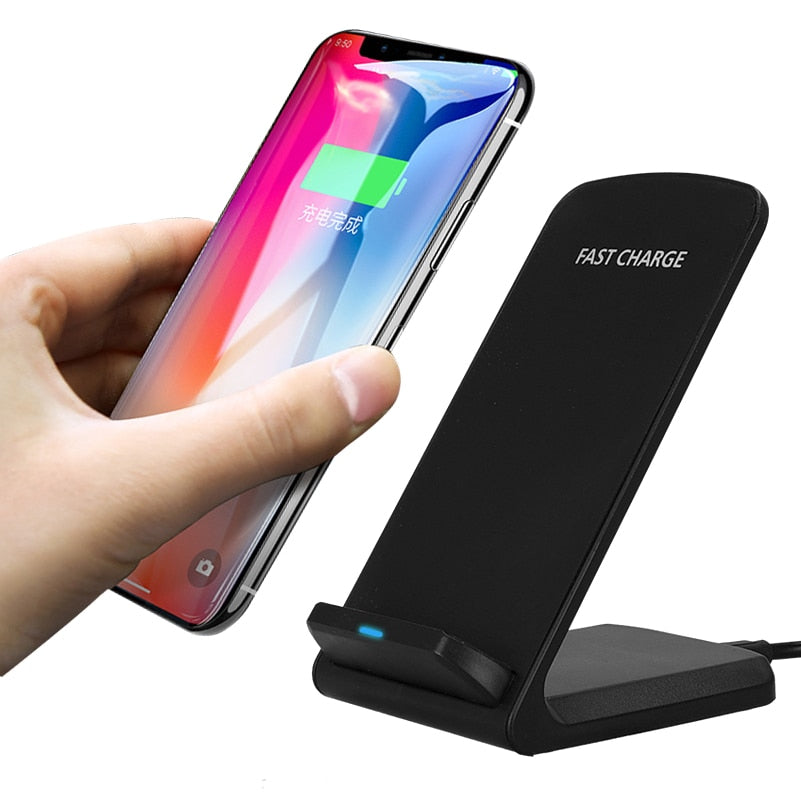 30W Qi Wireless Charger Stand for iPhone 12 pro SE2 XS 8 X Samsung S9 S10 S20 Fast Wireless Charging Station Phone Charger Stand