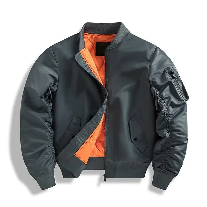 Men MA1 Jacket Winter Outdoor Thick Quality Military Uniform Aviator Male Bomber Flight Jackets Wholesale