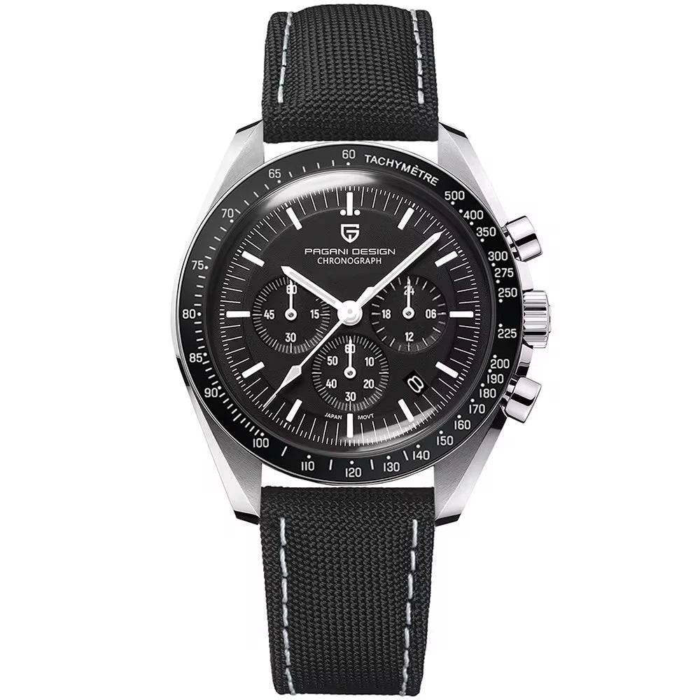 PAGANI DESIGN 2024 New V5 Moon Mens Watches Quartz Watch For Men Chronograph Sapphire Mirror Waterproof Clock Gift Reloj Hombre