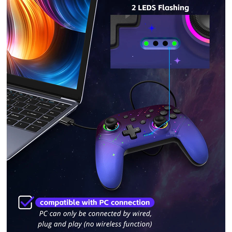 For Nintendo Switch Lite OLED Bluetooth Wireless Controller Gamepad Android Phone Mobile Wired USB PC Control Joystick Game Pad