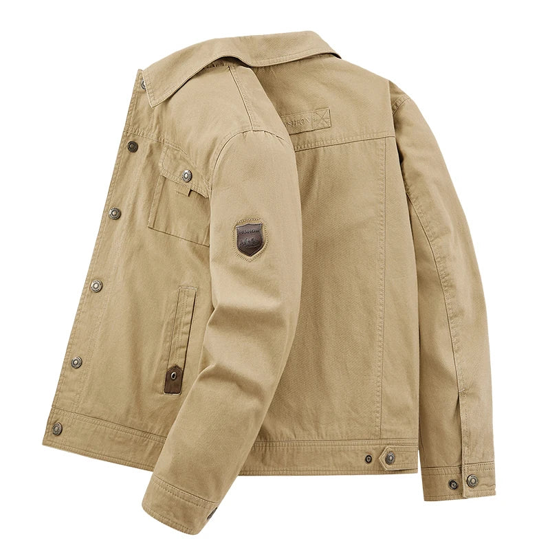Cargo Jackets 2024 Autumn Men Casual Windbreaker Fashion Bomber Jacket Coat Male Baseball Jackets Camping Outerwear Man Clothes
