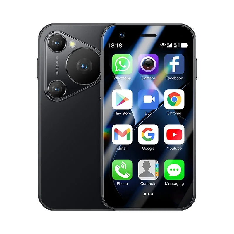 World Premiere SOYES P70 Pro Max Mini Smartphone Android8.1 3.0 Inches 16GB 2000mAh Face ID Dual SIM Standby Play Store 3G