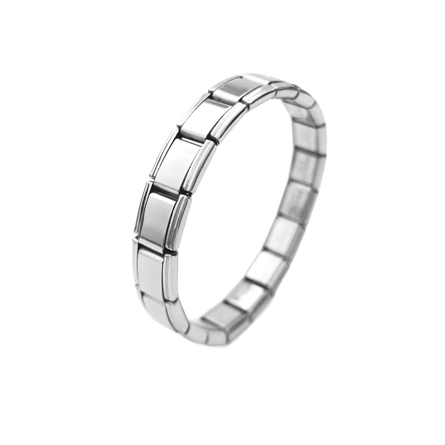 European and American hot selling simple and fashionable stainless steel engraved bracelet, personalized and versatile, titanium
