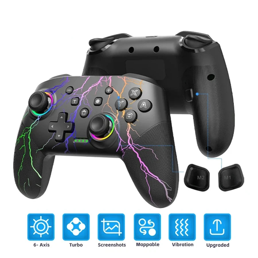 For Nintendo Switch Lite OLED Bluetooth Wireless Controller Gamepad Android Phone Mobile Wired USB PC Control Joystick Game Pad