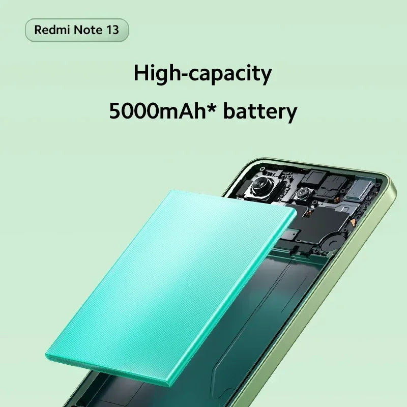 Global Version Xiaomi Redmi Note 13 Smartphone Snapdragon® 685 108MP camera 120Hz AMOLED display 33W charging