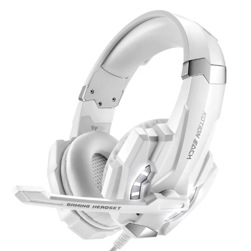 G9000 Gaming Headset Over-Ear Wired Headphones Deep Bass Stereo Casque LED Light Earphone with Mic for PS4 PS5 Switch XBOX PC