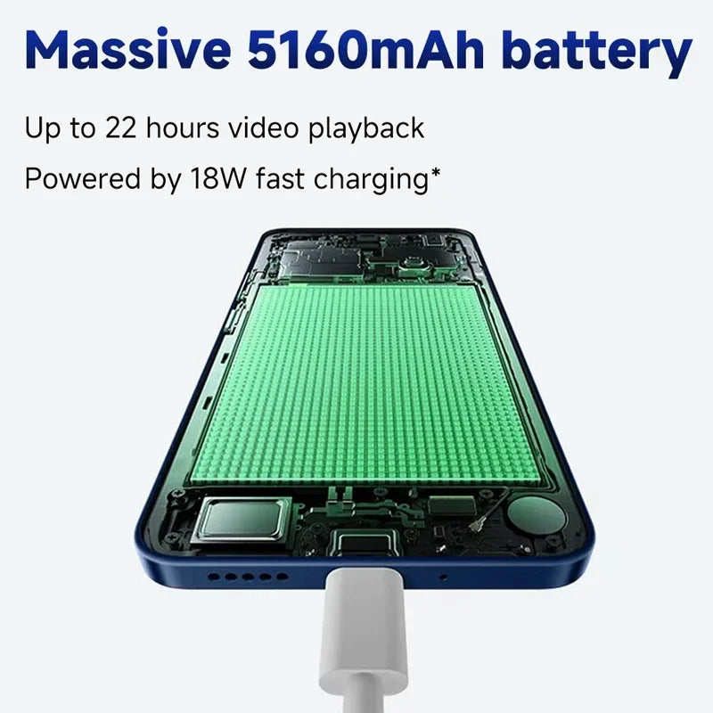 Xiaomi Global Version Redmi 14C Smartphone MediaTek Helio G81-Ultra 50MP AI Dual camera 5160mAh 6.88" 120Hz Display HyperOS