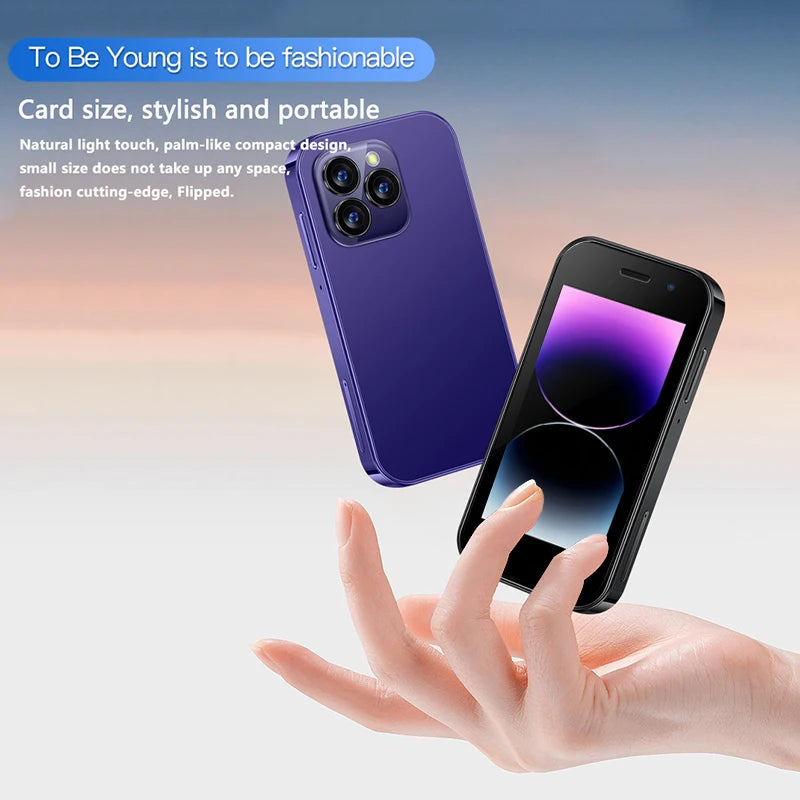 SOYES XS17 Pro Mini Smart Phone 1950mAh Android9.0 Face ID 2GB RAM 16GB ROM Dual SIM Standby GPS 3.0 Inches Phone