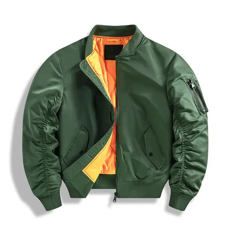 Men MA1 Jacket Winter Outdoor Thick Quality Military Uniform Aviator Male Bomber Flight Jackets Wholesale