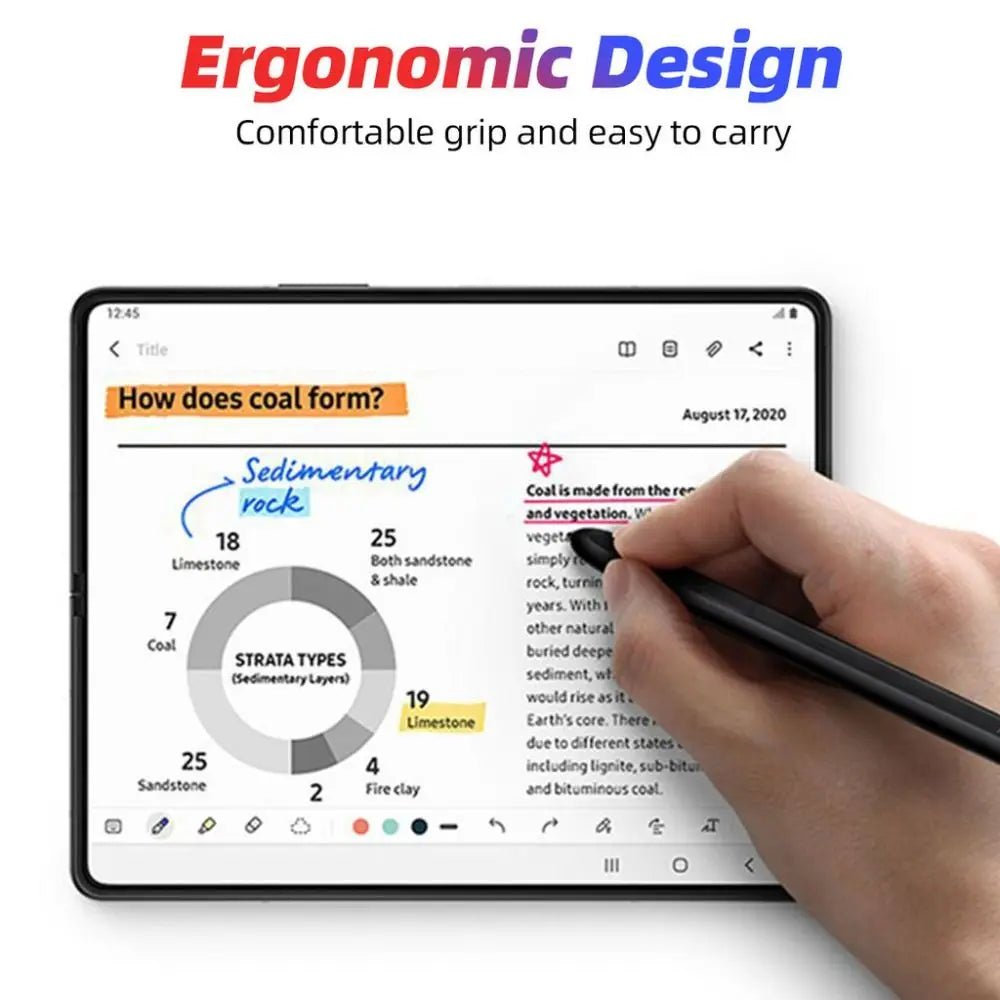 Fold Edition Stylus Pen with Nibs/Tips Smooth F9260 Touch Screen Pencil Pressure Sensitive for Samsung Galaxy Z Fold 3/4/5