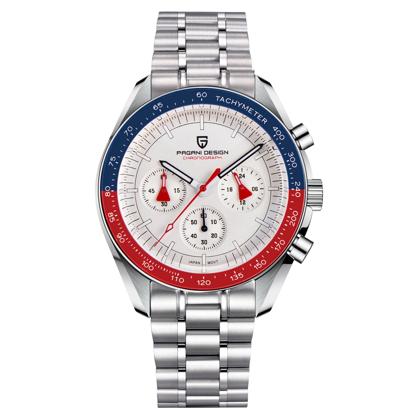PAGANI DESIGN 2024 New V5 Moon Mens Watches Quartz Watch For Men Chronograph Sapphire Mirror Waterproof Clock Gift Reloj Hombre