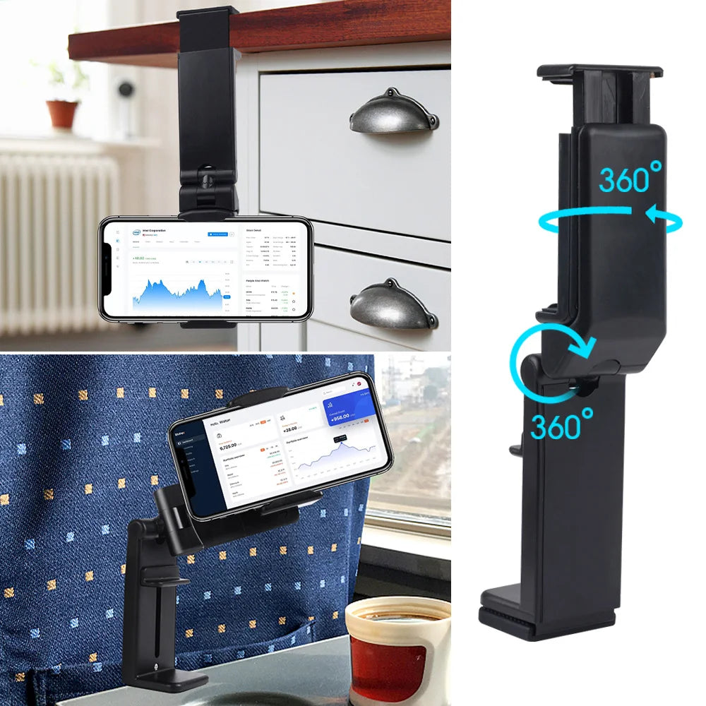 Airplane Train Seat Travel Phone Stand Multifunctional Foldable Holder Smart Mobile Support Ipad Phone Holder Portable Bracket