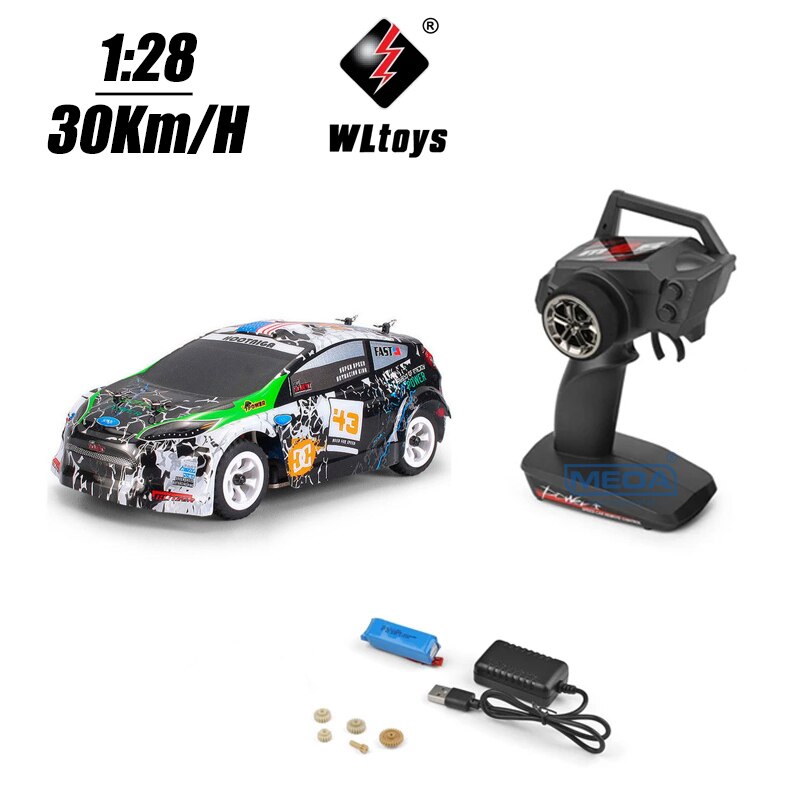 Wltoys 284131 K989 K969 4WD 30Km/H High Speed Racing Mosquito RC Car 1/28 2.4GHz Off-Road RTR RC Rally Drift Car Indoor Toy