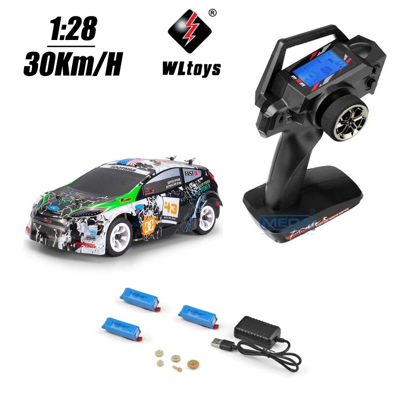 Wltoys 284131 K989 K969 4WD 30Km/H High Speed Racing Mosquito RC Car 1/28 2.4GHz Off-Road RTR RC Rally Drift Car Indoor Toy