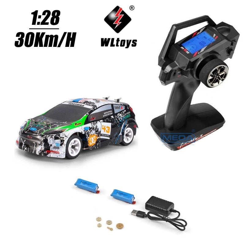 Wltoys 284131 K989 K969 4WD 30Km/H High Speed Racing Mosquito RC Car 1/28 2.4GHz Off-Road RTR RC Rally Drift Car Indoor Toy