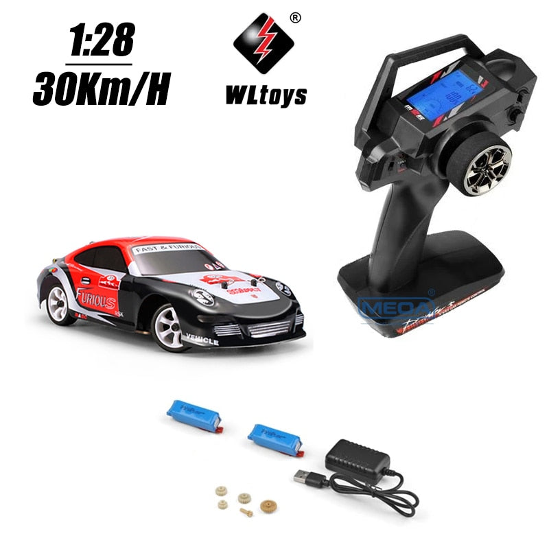 Wltoys 284131 K989 K969 4WD 30Km/H High Speed Racing Mosquito RC Car 1/28 2.4GHz Off-Road RTR RC Rally Drift Car Indoor Toy