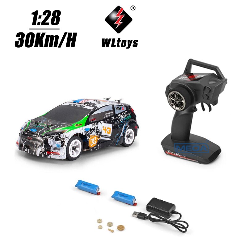 Wltoys 284131 K989 K969 4WD 30Km/H High Speed Racing Mosquito RC Car 1/28 2.4GHz Off-Road RTR RC Rally Drift Car Indoor Toy