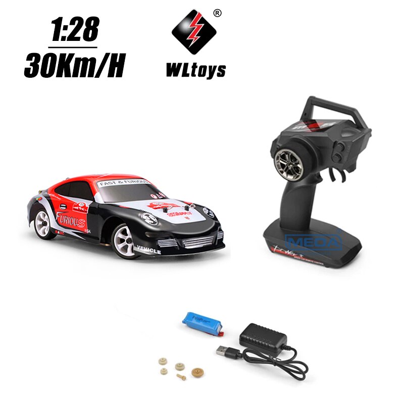 Wltoys 284131 K989 K969 4WD 30Km/H High Speed Racing Mosquito RC Car 1/28 2.4GHz Off-Road RTR RC Rally Drift Car Indoor Toy
