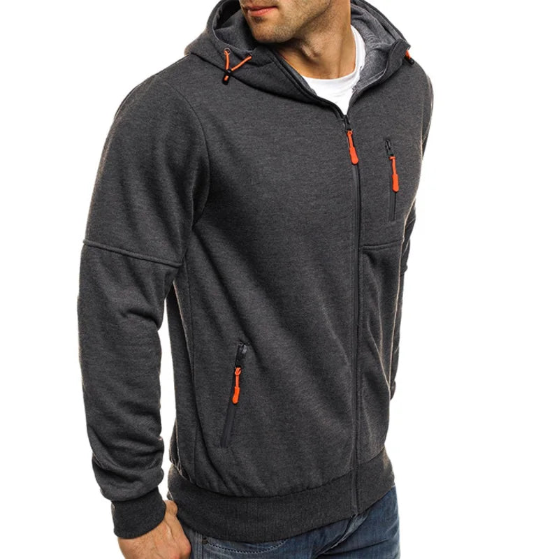 2025 Fashion Hoodies Men Brand Personality Zipper Hooded Sweatshirt Male Hoody Tracksuit Hip Hop Autumn Winter Hoodie Mens