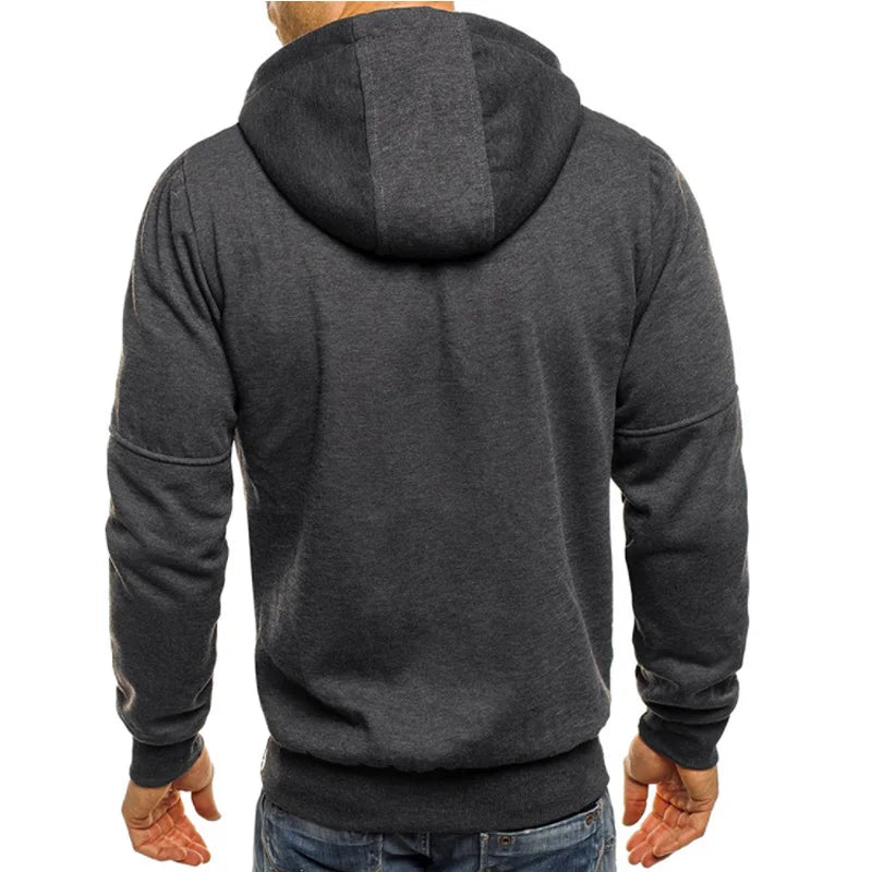 2025 Fashion Hoodies Men Brand Personality Zipper Hooded Sweatshirt Male Hoody Tracksuit Hip Hop Autumn Winter Hoodie Mens