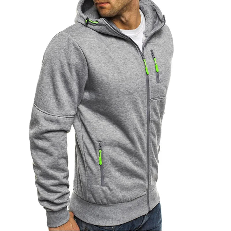 2025 Fashion Hoodies Men Brand Personality Zipper Hooded Sweatshirt Male Hoody Tracksuit Hip Hop Autumn Winter Hoodie Mens