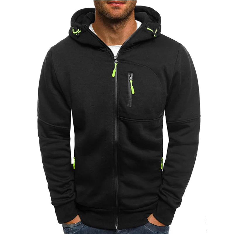 2025 Fashion Hoodies Men Brand Personality Zipper Hooded Sweatshirt Male Hoody Tracksuit Hip Hop Autumn Winter Hoodie Mens