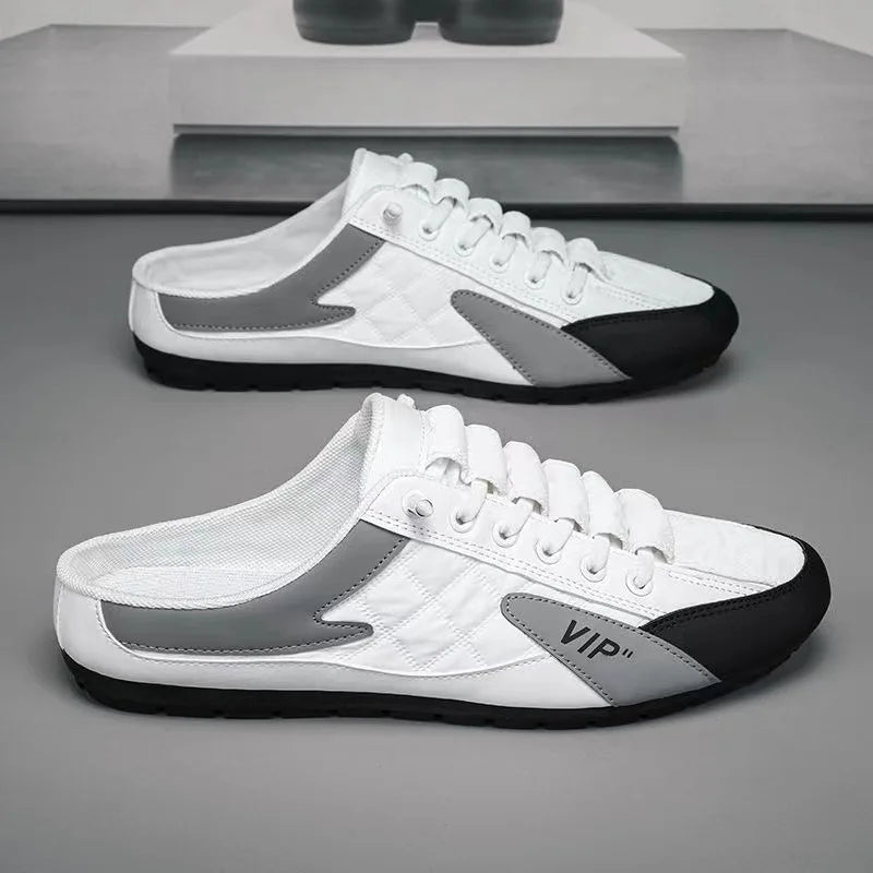 2026 Summer Slippers for Men Trendy Men's Flat Bottom Casual Shoes Soft Sole Support Shoes Men's Sneakers Zapatos De Hombre