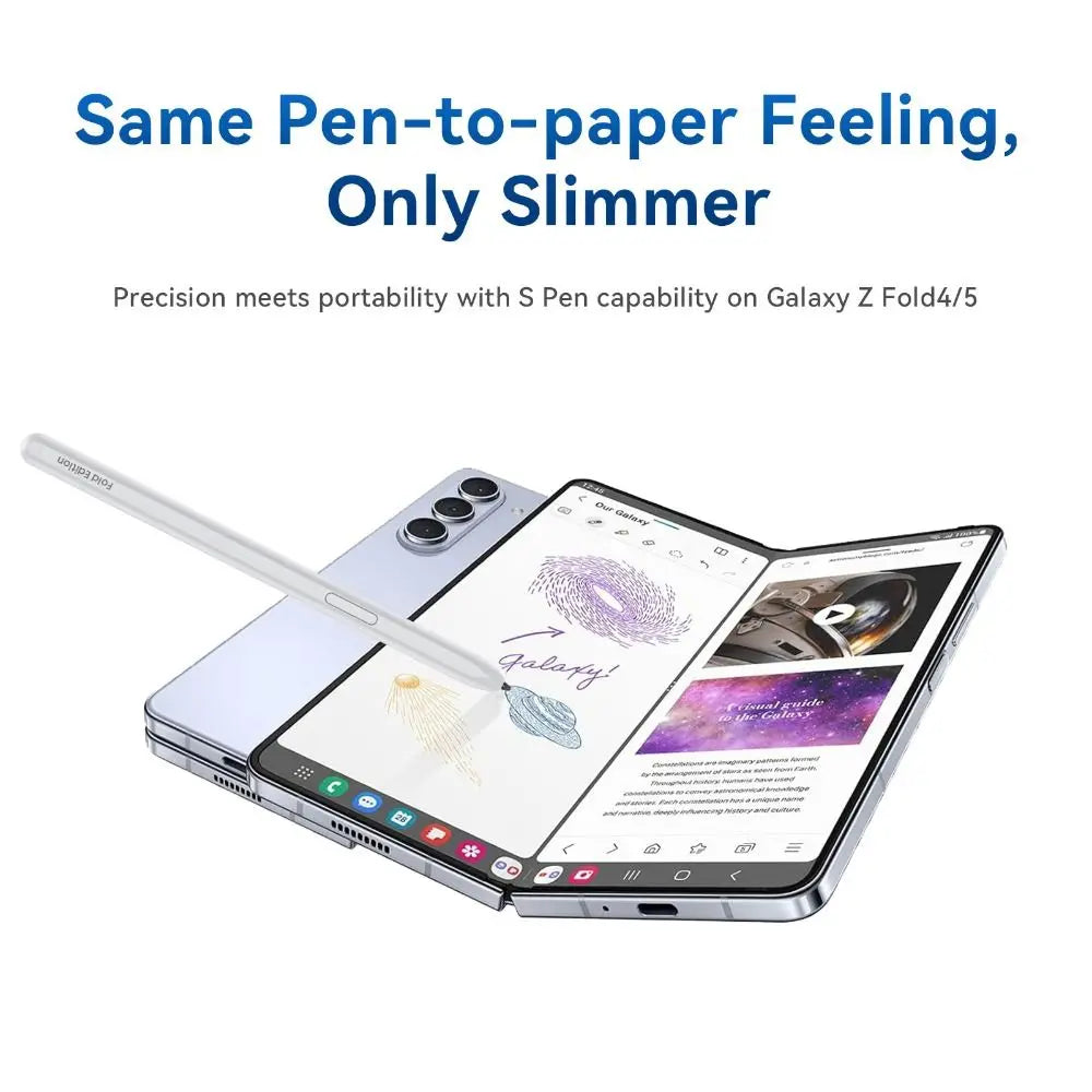 Fold Edition Stylus Pen with Nibs/Tips Smooth F9260 Touch Screen Pencil Pressure Sensitive for Samsung Galaxy Z Fold 3/4/5