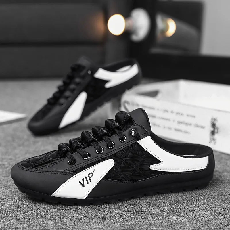2026 Summer Slippers for Men Trendy Men's Flat Bottom Casual Shoes Soft Sole Support Shoes Men's Sneakers Zapatos De Hombre