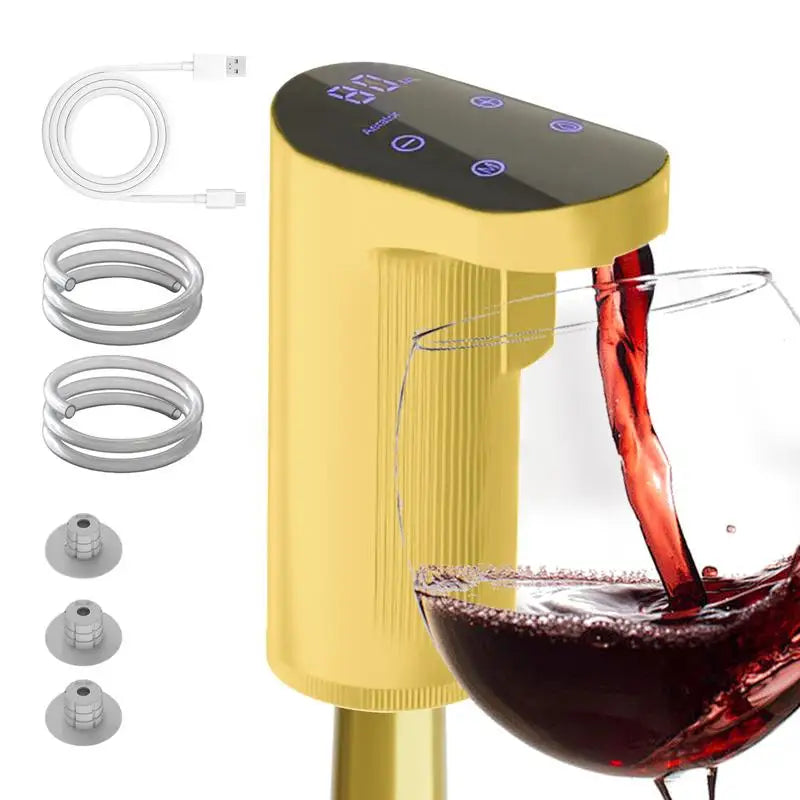 Electric Wine Decanter Wine Aerator Pourer Whiskey Water Dispenser Mini Automatic Wine Decanter Wine Dispenser Wine Accessories
