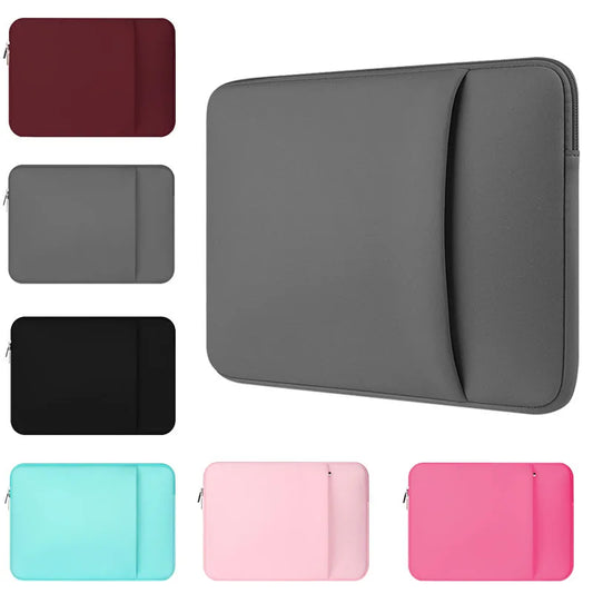 Laptop Bag Sleeve Case Cover Soft Notebook Pouch for iPhone Macbook Protective Case For Xiaomi Lenovo 11 12.5 13 15.6 inch