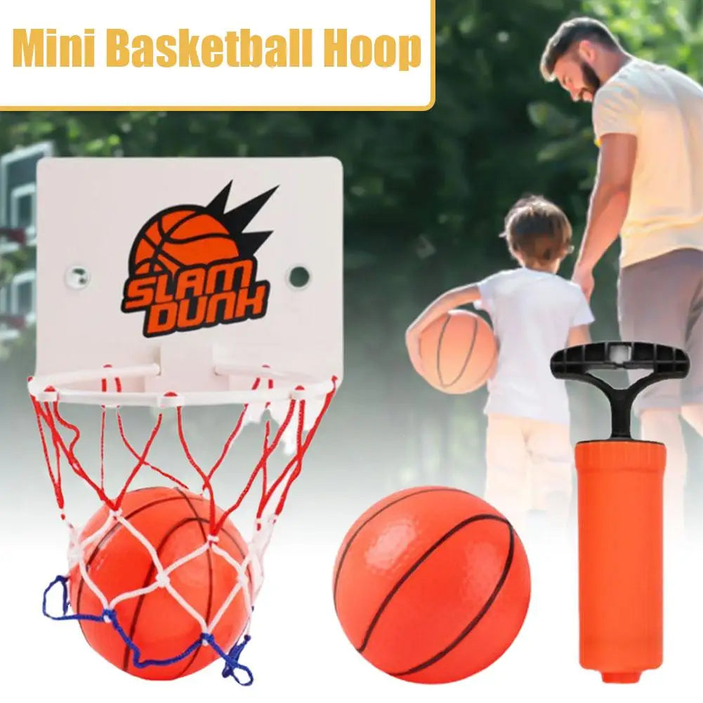 Indoor Basketball Hoop Sports Fan Backboards For Kids Boys Girls Door Room Suction Cup Basketball Hoop Mini Hoop With 2 Bal B9x5