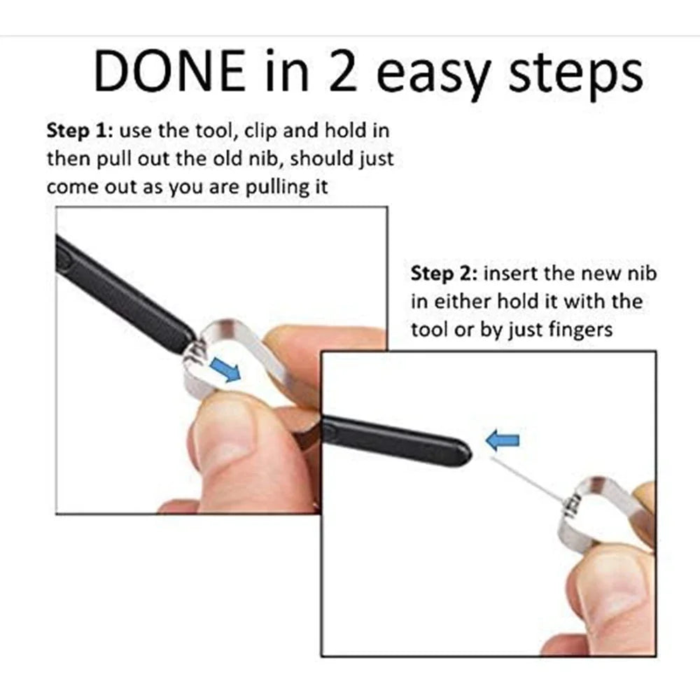 Z Fold 4 Pen Tip Stylus Pen Replacement Tip Nib For Samsung Galaxy Z Fold 5 Z Fold3 Stylus S Pen Tips Spare Nibs With Metal Clip