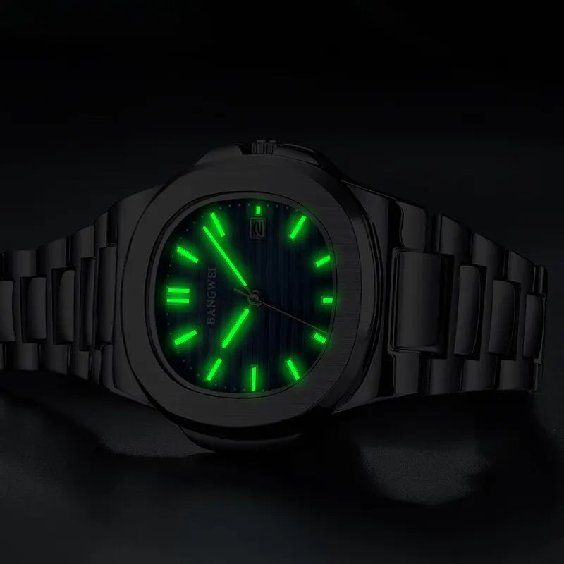 2026 New Luxury Men Quartz Watches 30M Waterproof Automatic Date Watch Man Stainless Steel Sport Chronograph Watch for Men Clock