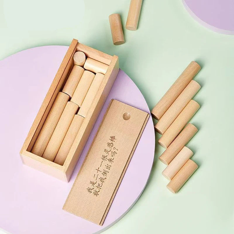 Impossible Puzzle Box for Adults And Kids Wooden Brain Teaser Toys Luban Lock Casse Tete Chinois IQ Test Logic Challenges