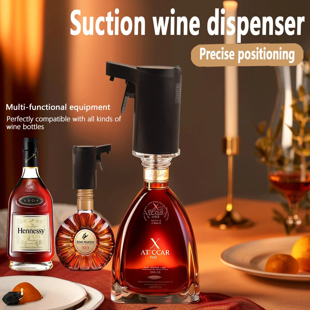 S18 Electric Wine Decanter Aerator Dispenser Electric Wine Pourer Aerator Dispenser Pump Pourer Wine Accessories