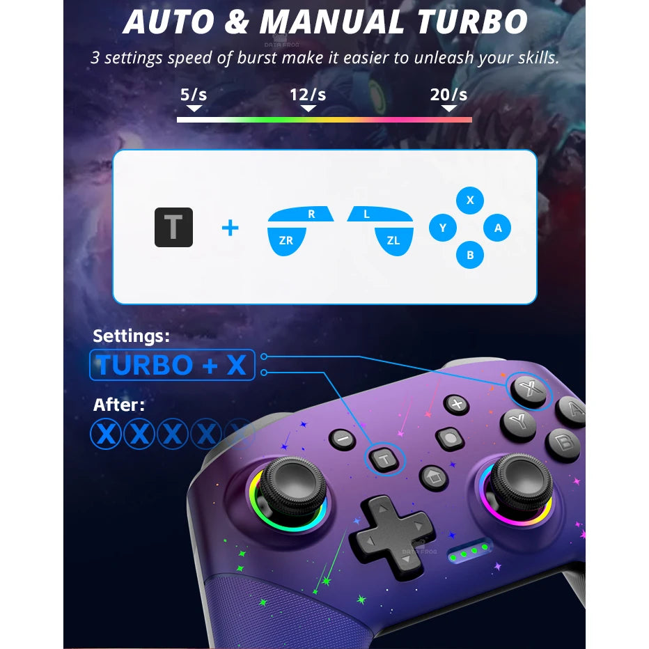 For Nintendo Switch Lite OLED Bluetooth Wireless Controller Gamepad Android Phone Mobile Wired USB PC Control Joystick Game Pad