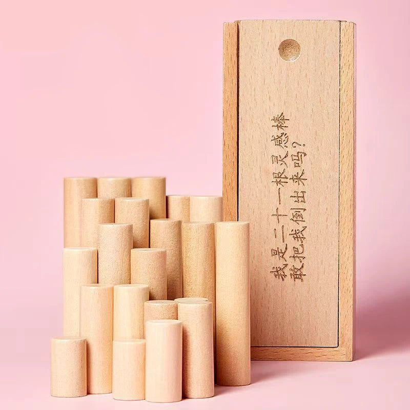 Impossible Puzzle Box for Adults And Kids Wooden Brain Teaser Toys Luban Lock Casse Tete Chinois IQ Test Logic Challenges