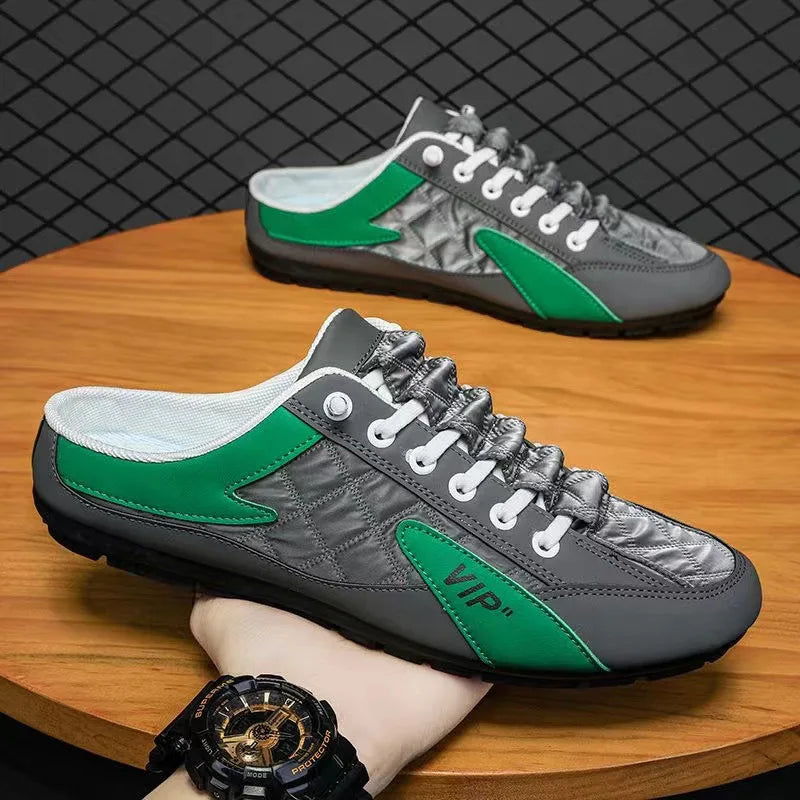 2026 Summer Slippers for Men Trendy Men's Flat Bottom Casual Shoes Soft Sole Support Shoes Men's Sneakers Zapatos De Hombre