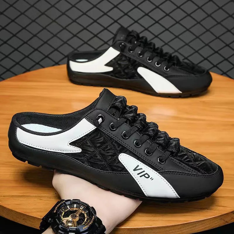 2026 Summer Slippers for Men Trendy Men's Flat Bottom Casual Shoes Soft Sole Support Shoes Men's Sneakers Zapatos De Hombre