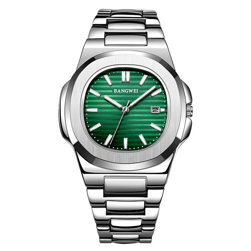 2026 New Luxury Men Quartz Watches 30M Waterproof Automatic Date Watch Man Stainless Steel Sport Chronograph Watch for Men Clock