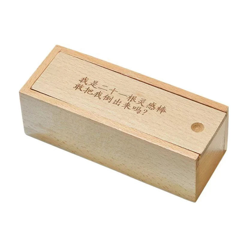 Impossible Puzzle Box for Adults And Kids Wooden Brain Teaser Toys Luban Lock Casse Tete Chinois IQ Test Logic Challenges