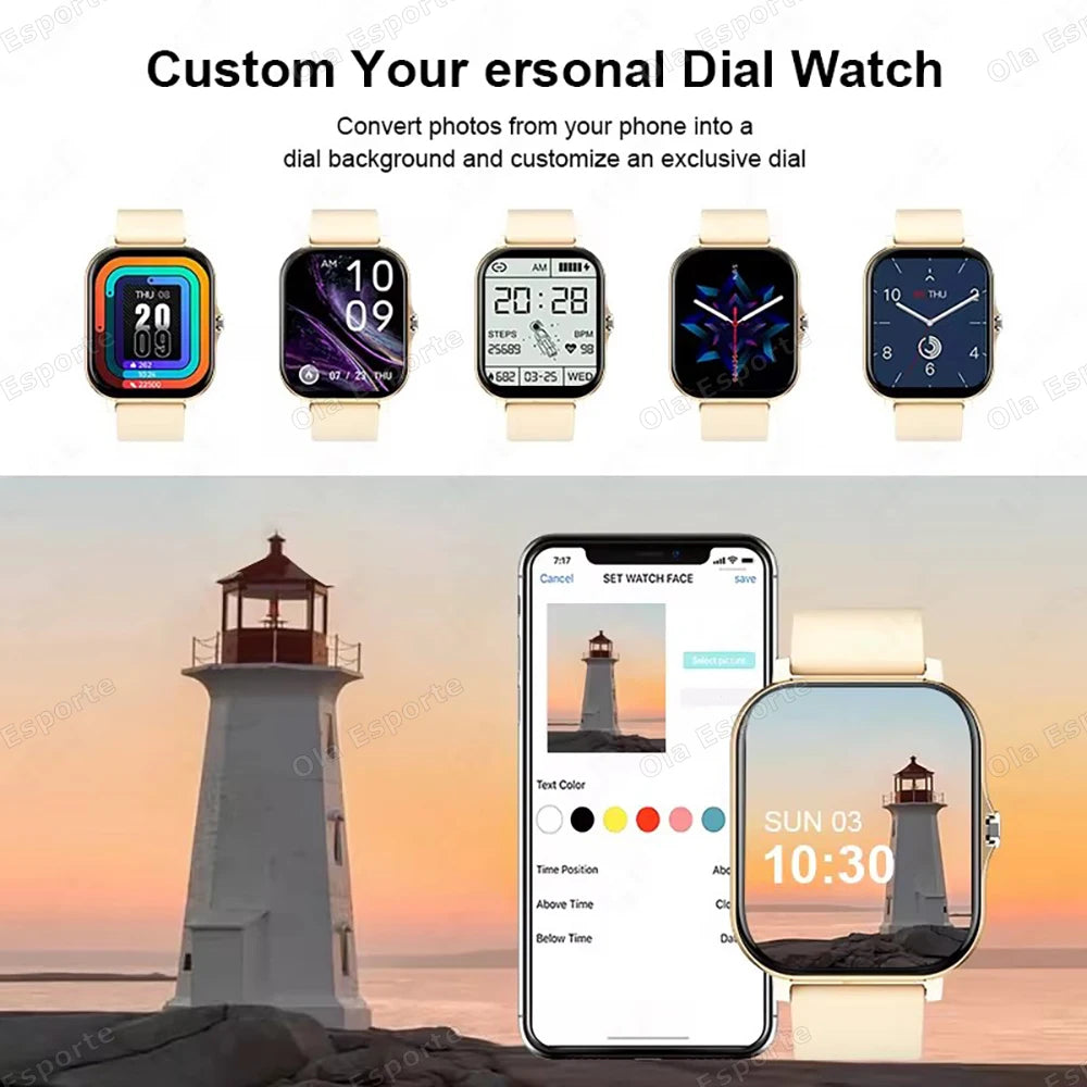 2026 New 1.83-inch Smartwatch Call Notifications Sleep Monitoring Activity Tracking Smart Watch Compatible with Android and iOS