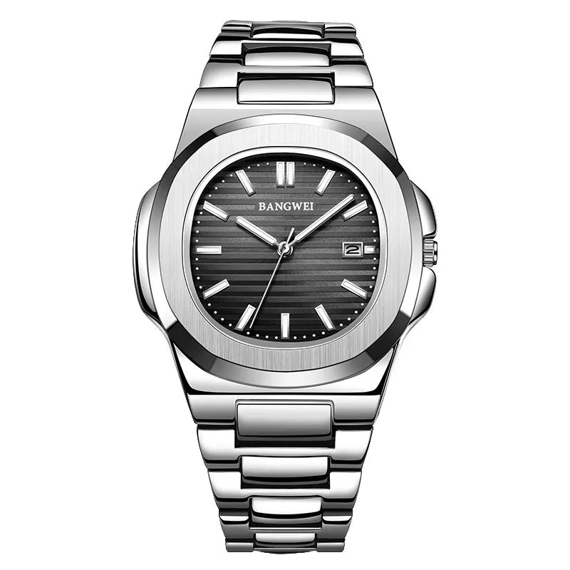 2026 New Luxury Men Quartz Watches 30M Waterproof Automatic Date Watch Man Stainless Steel Sport Chronograph Watch for Men Clock