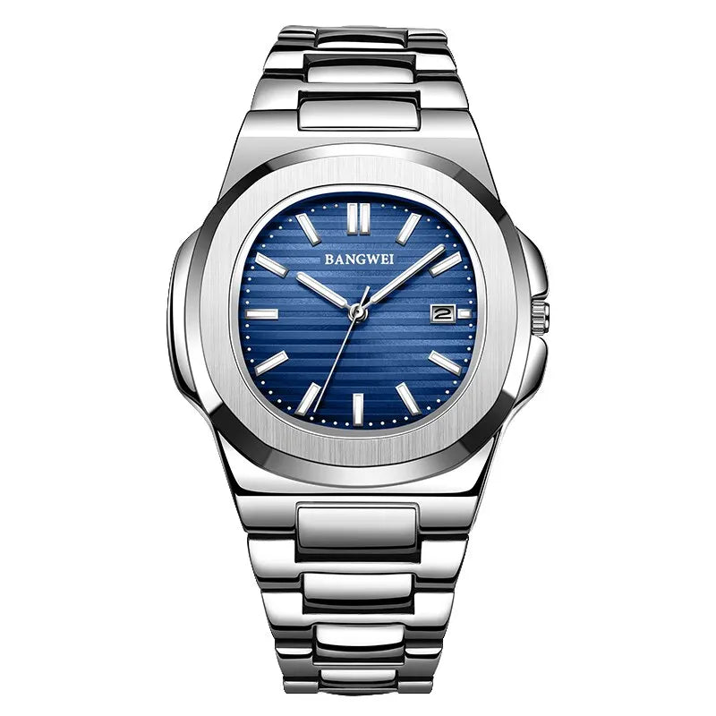 2026 New Luxury Men Quartz Watches 30M Waterproof Automatic Date Watch Man Stainless Steel Sport Chronograph Watch for Men Clock