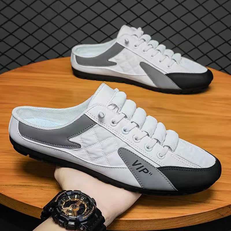 2026 Summer Slippers for Men Trendy Men's Flat Bottom Casual Shoes Soft Sole Support Shoes Men's Sneakers Zapatos De Hombre