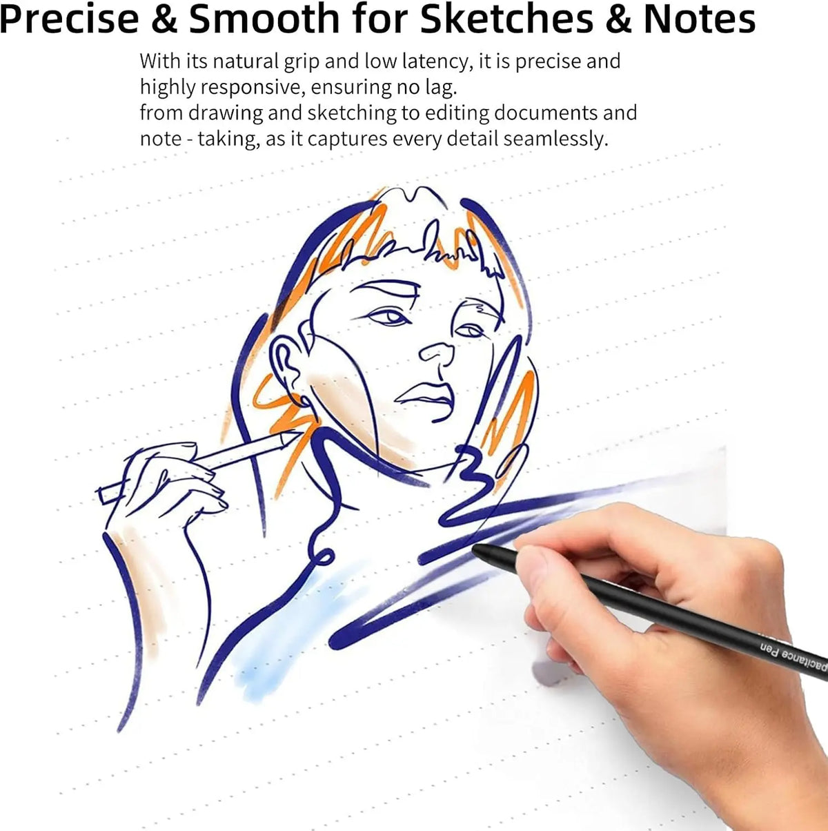 Stylus Pen Replacement for Samsung Galaxy Z Fold 7 Fold Edition Phone Portable Electromagnetic Pen With Slot Holder